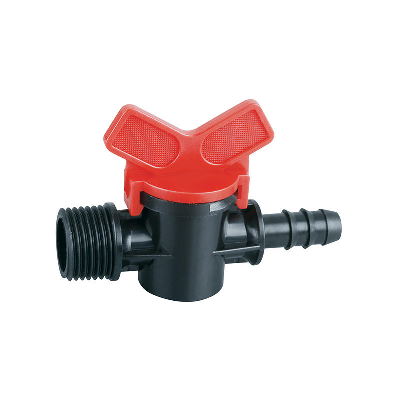 Thread valve for PE pipe